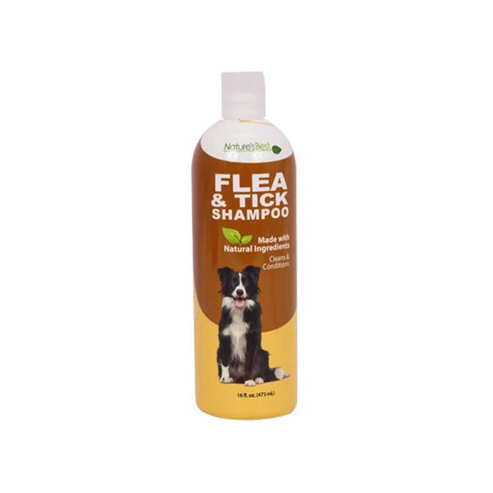 2x 16oz Flea Shampoo Tick Natural Pet Dogs Conditioner Cleaning Bath Shower Wash
