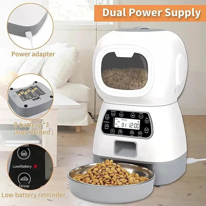 3.5L Smart Pet Feeder Automatic Dispenser