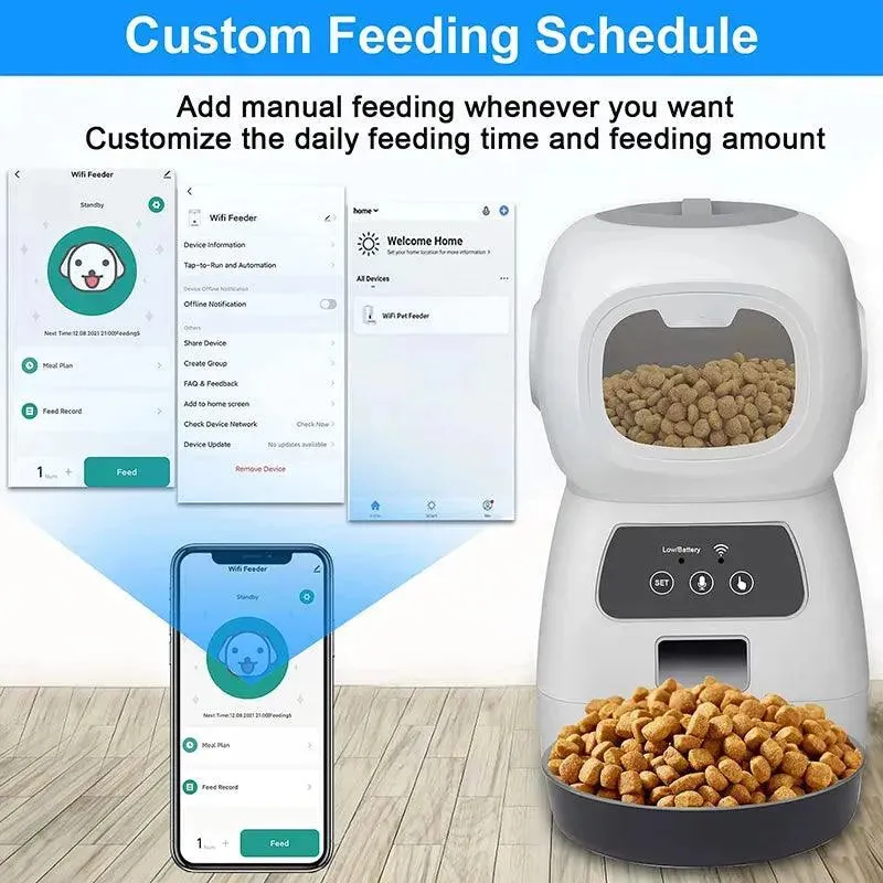 3.5L Smart Pet Feeder Automatic Dispenser