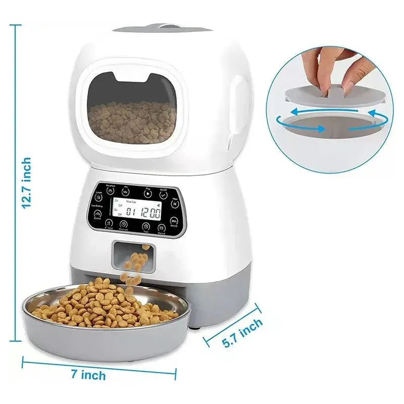3.5L Smart Pet Feeder Automatic Dispenser