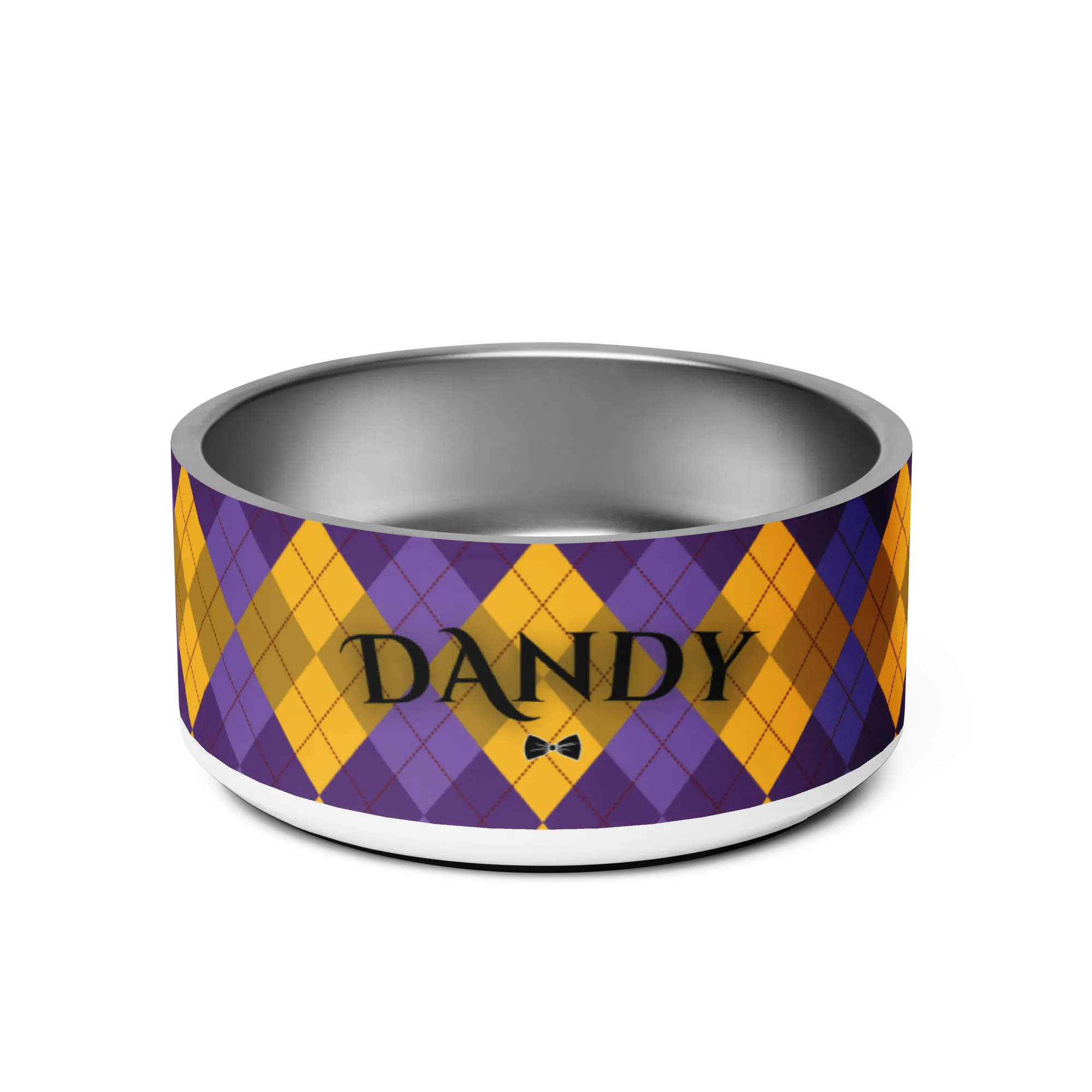 Agent Argyle Pet bowl