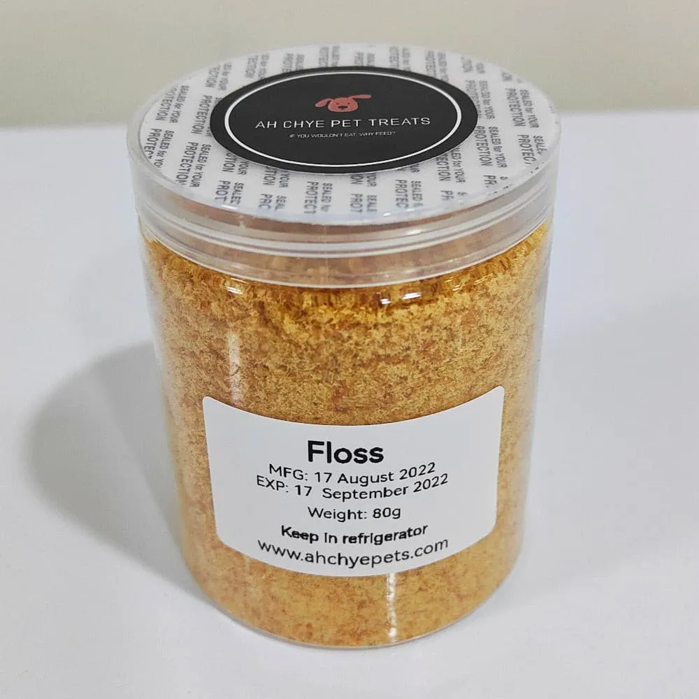 Air Dried Pet Treats Dehydrated Pork Floss