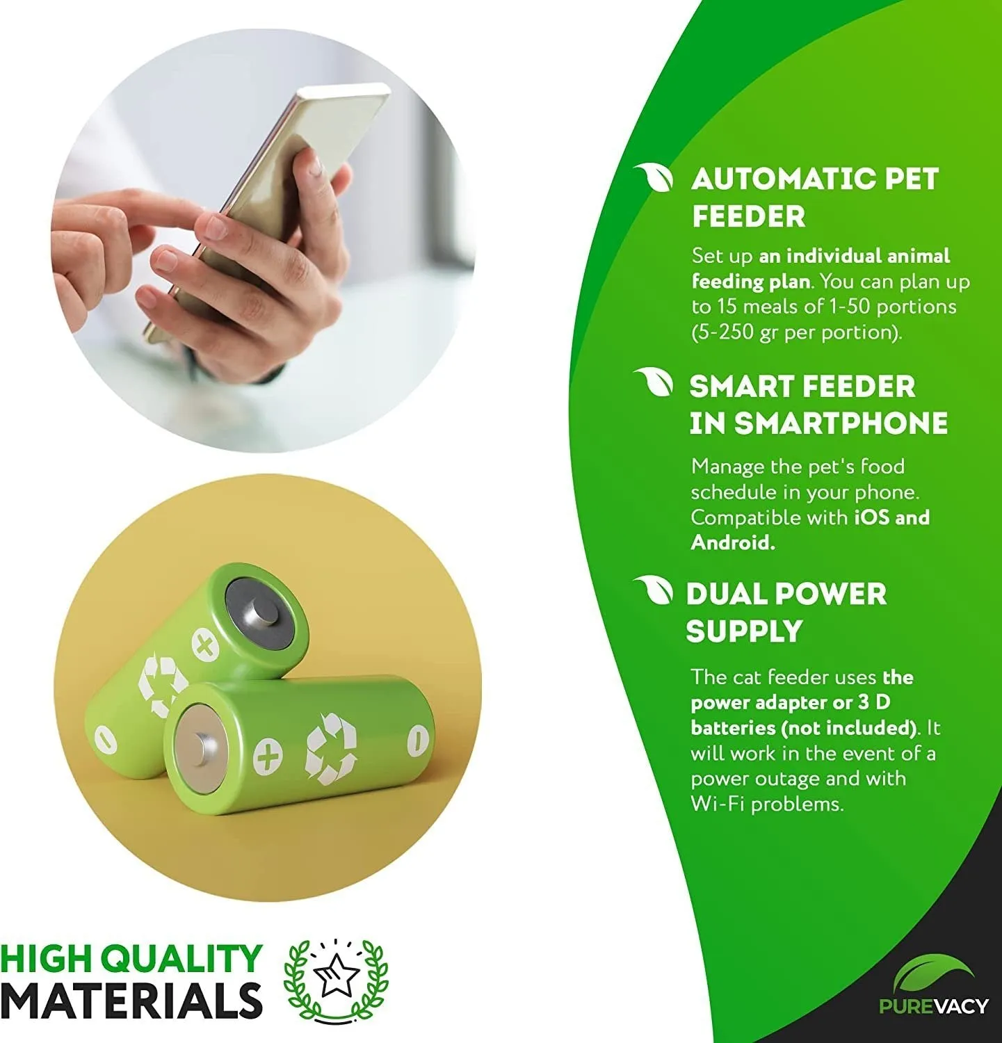 Automatic Food Dispenser with wifi/Voice Recorder