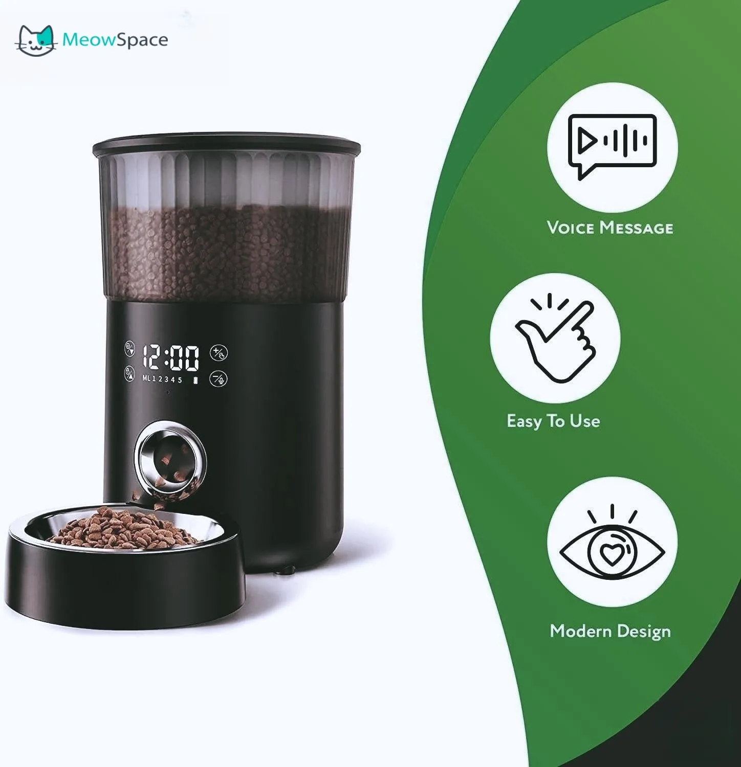 Automatic Food Dispenser with wifi/Voice Recorder