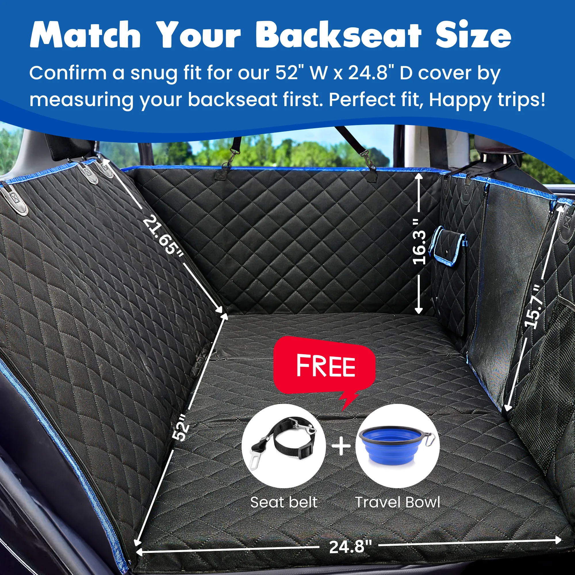 Back Seat Extender for Dogs – Secure, Durable, and Comfortable Travel Solution