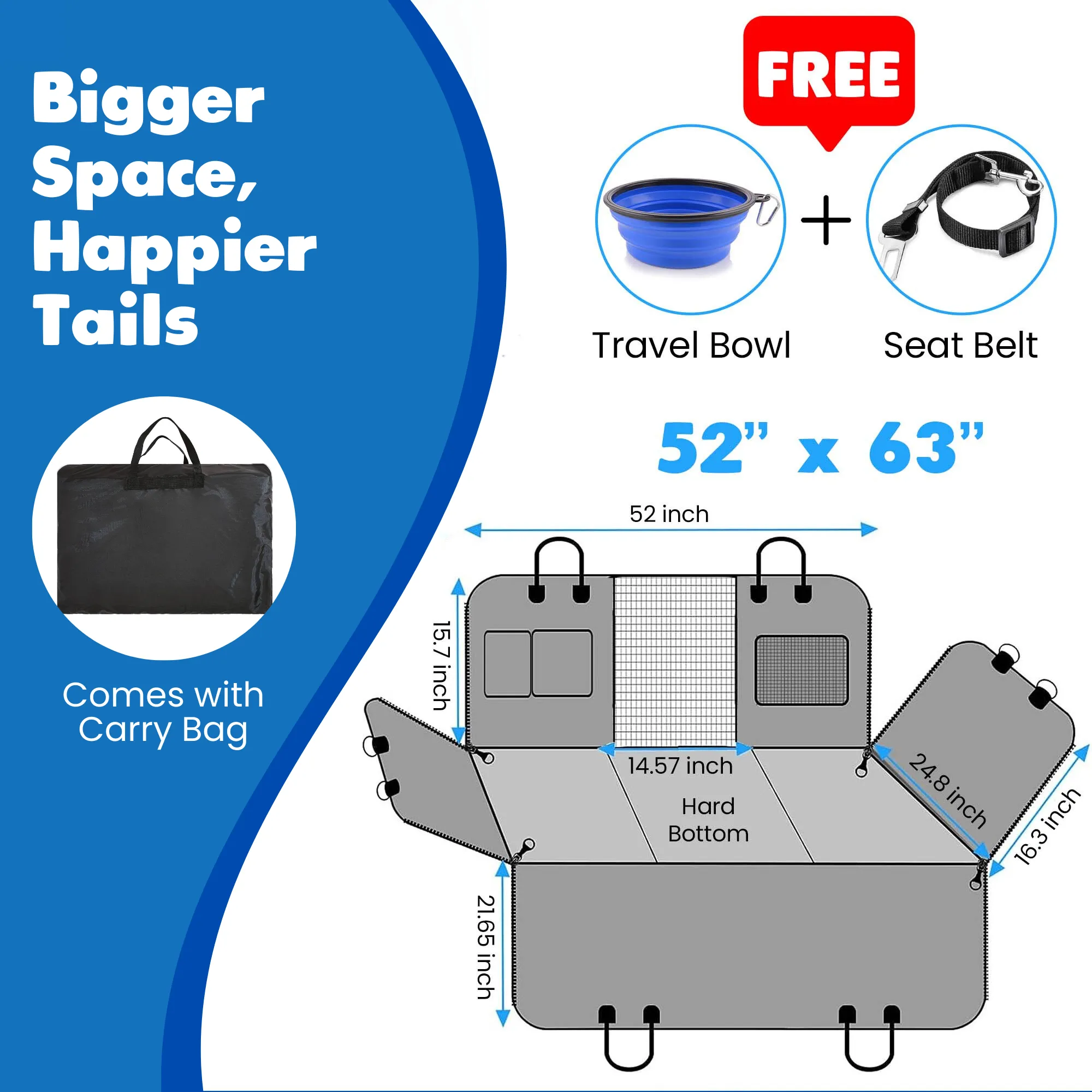 Back Seat Extender for Dogs – Secure, Durable, and Comfortable Travel Solution