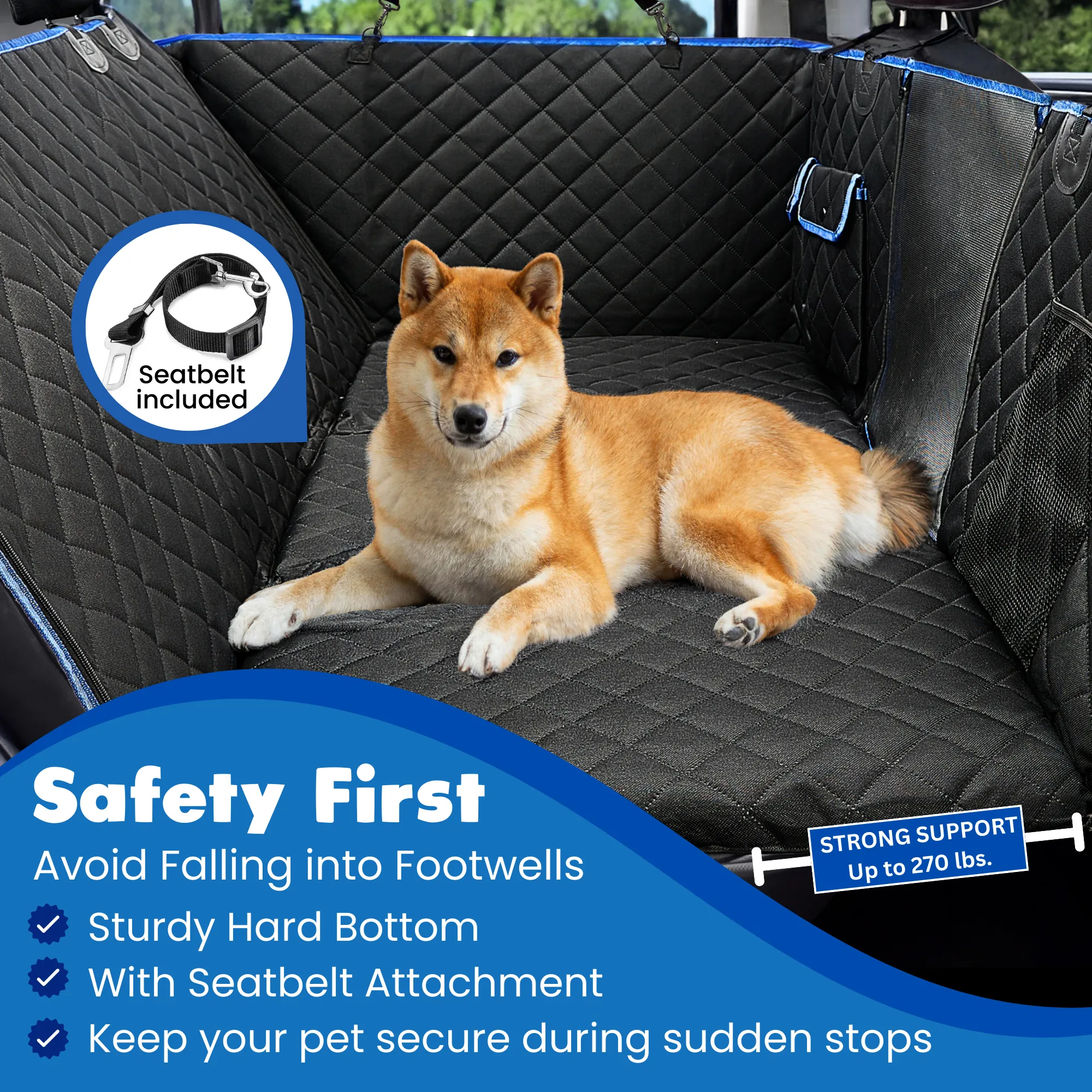 Back Seat Extender for Dogs – Secure, Durable, and Comfortable Travel Solution