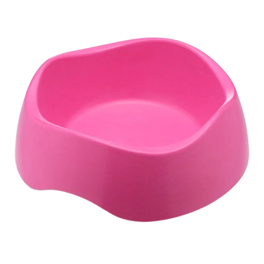 Beco Bamboo Pet Bowl Pink