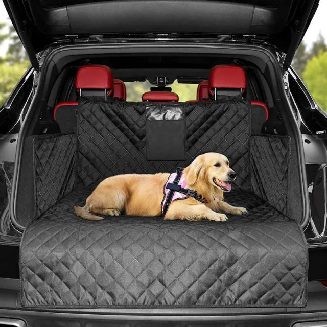 Black Wear-resistant Dog Car Seat Cover
