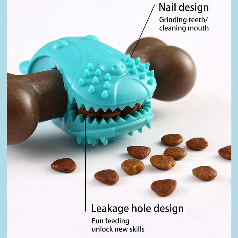 Bone Shaped Dog Toy | Bite-Resistant with Convex Points | Slow Feeder Dog Enrichment Toy for Aggressive Chewers | Alo Trendy