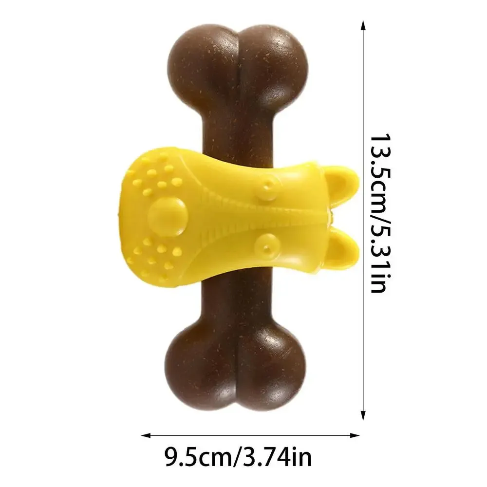 Bone Shaped Dog Toy | Bite-Resistant with Convex Points | Slow Feeder Dog Enrichment Toy for Aggressive Chewers | Alo Trendy