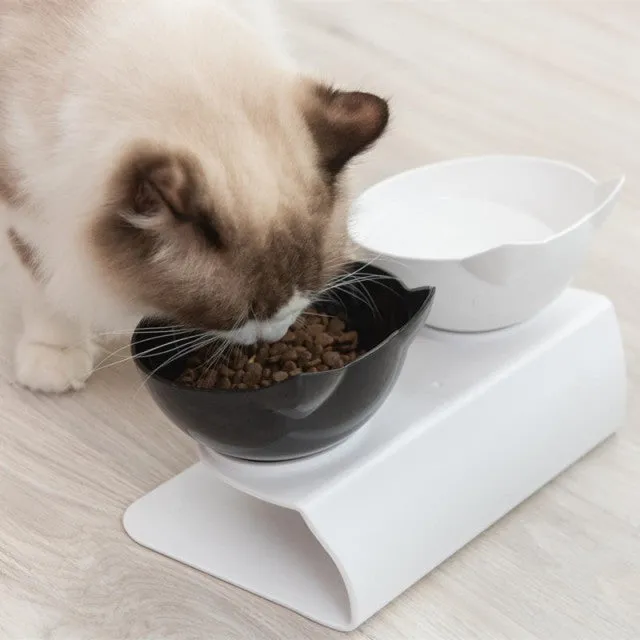 Cat Bowls Non-slip Double Pet Bowls