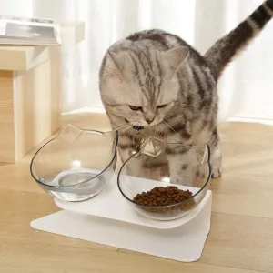 Cat Bowls Non-slip Double Pet Bowls