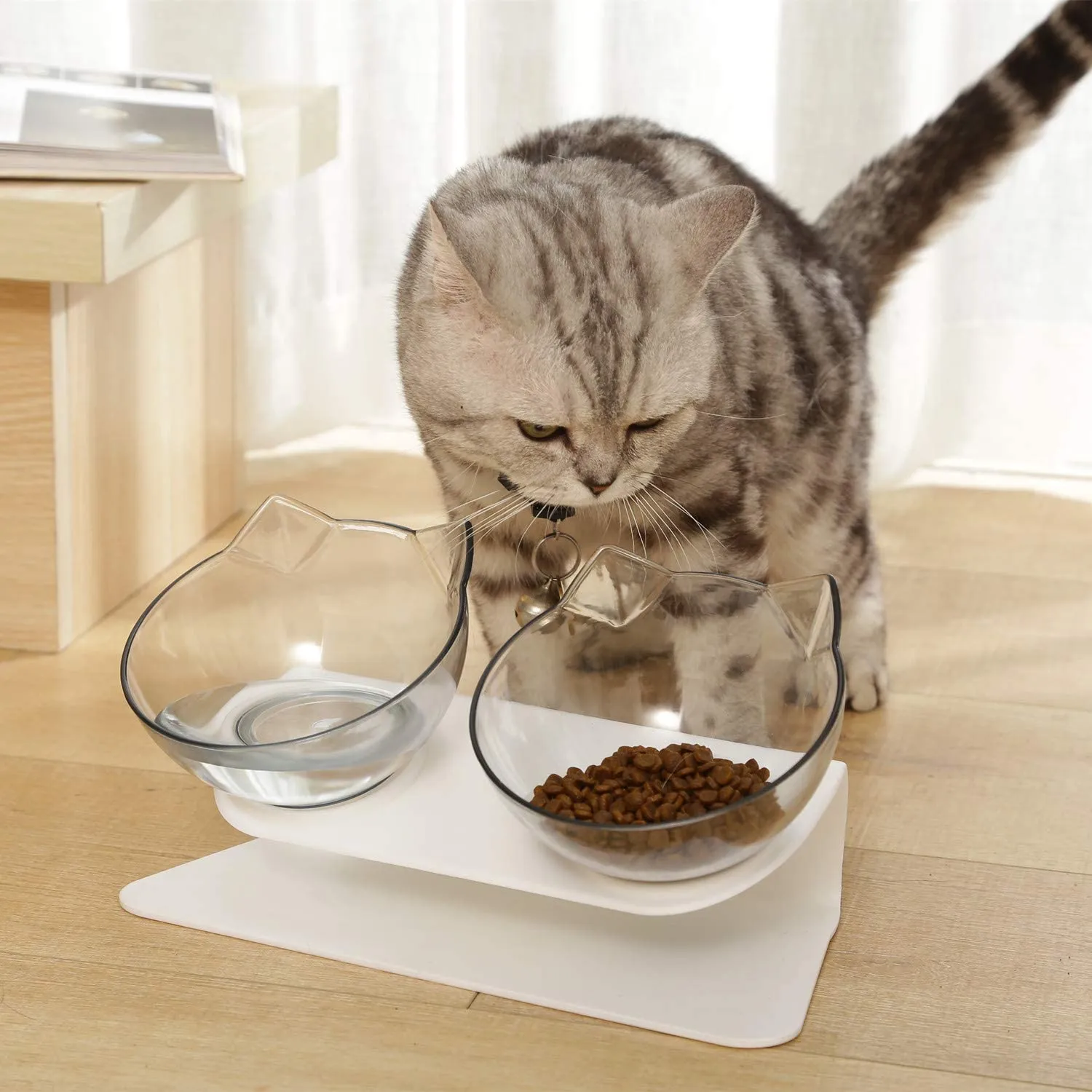 Cat Bowls Non-slip Double Pet Bowls