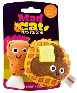 Chicken/Waffles Mad Cat Catnip Toys, 2 pk