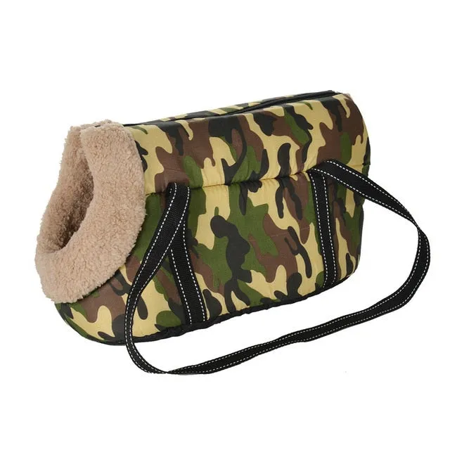 Classic Carrier Small Pets Cozy Soft Backpack Outdoor Travel Sling Bag