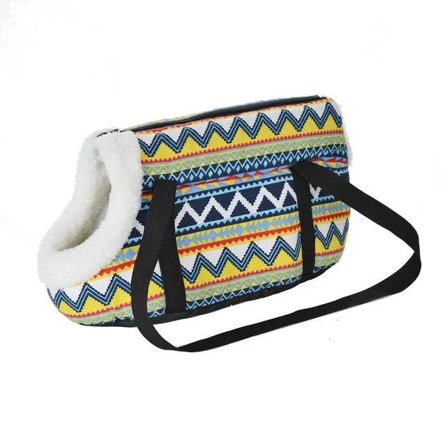Classic Carrier Small Pets Cozy Soft Backpack Outdoor Travel Sling Bag