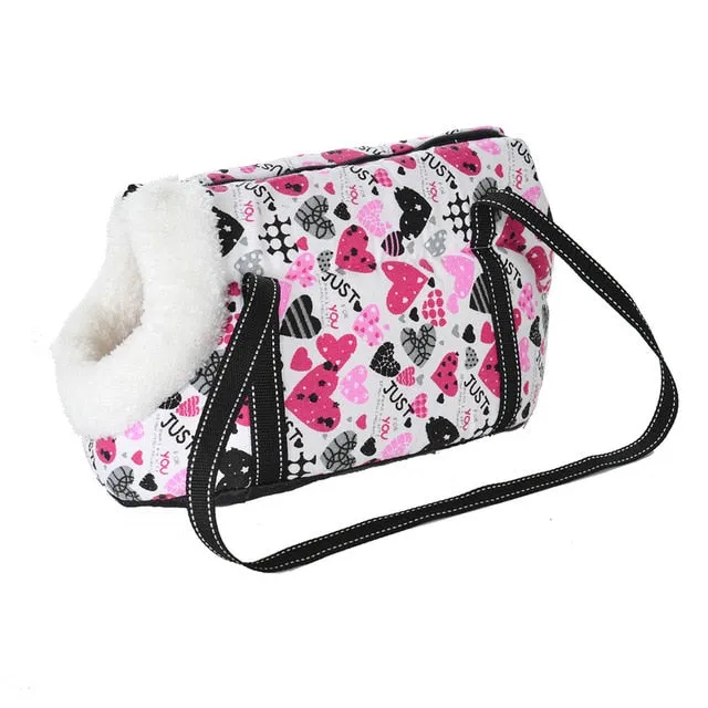 Classic Carrier Small Pets Cozy Soft Backpack Outdoor Travel Sling Bag