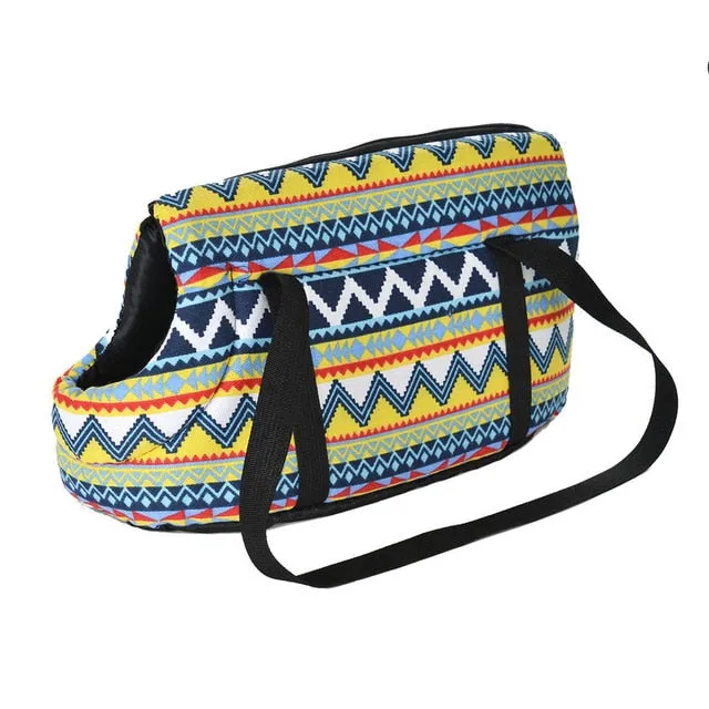 Classic Carrier Small Pets Cozy Soft Backpack Outdoor Travel Sling Bag