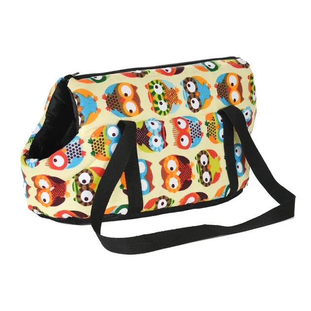 Classic Carrier Small Pets Cozy Soft Backpack Outdoor Travel Sling Bag