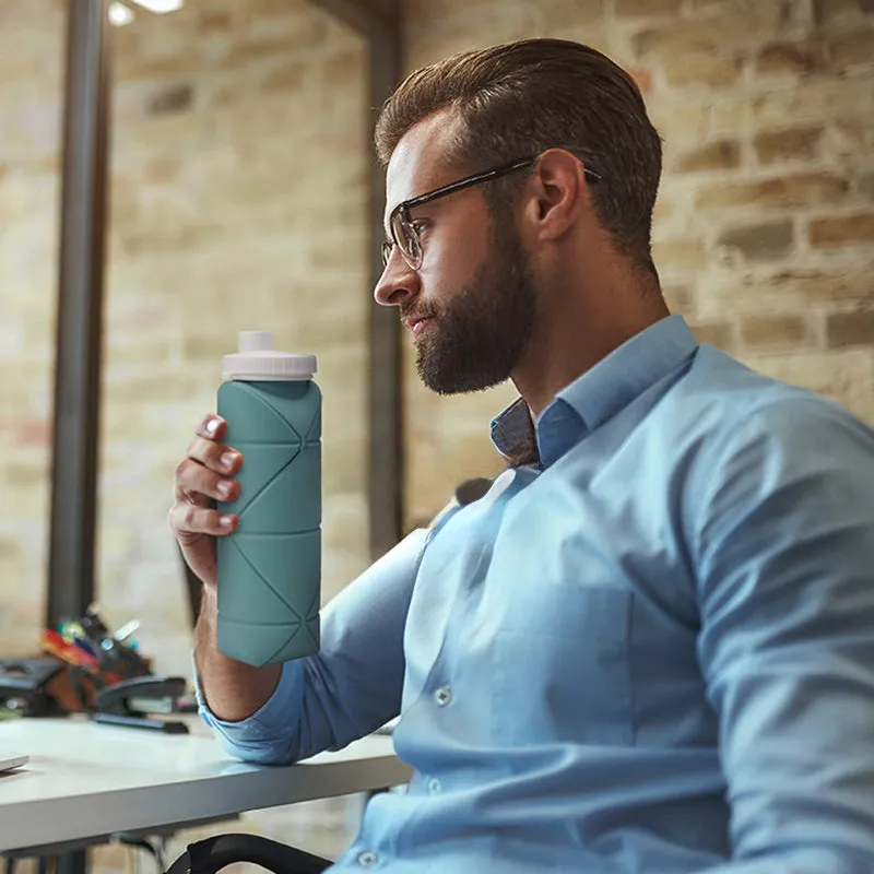 Collapsible Silicone Water Bottle