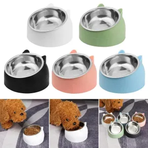 Cute Spine Protection Pet Bowl