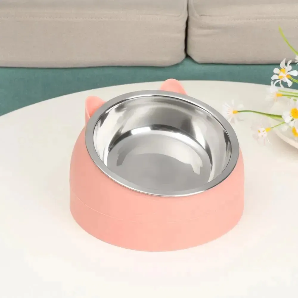 Cute Spine Protection Pet Bowl