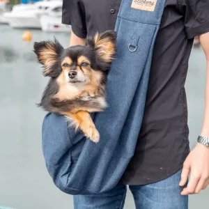 Denim Blue Dog Sling