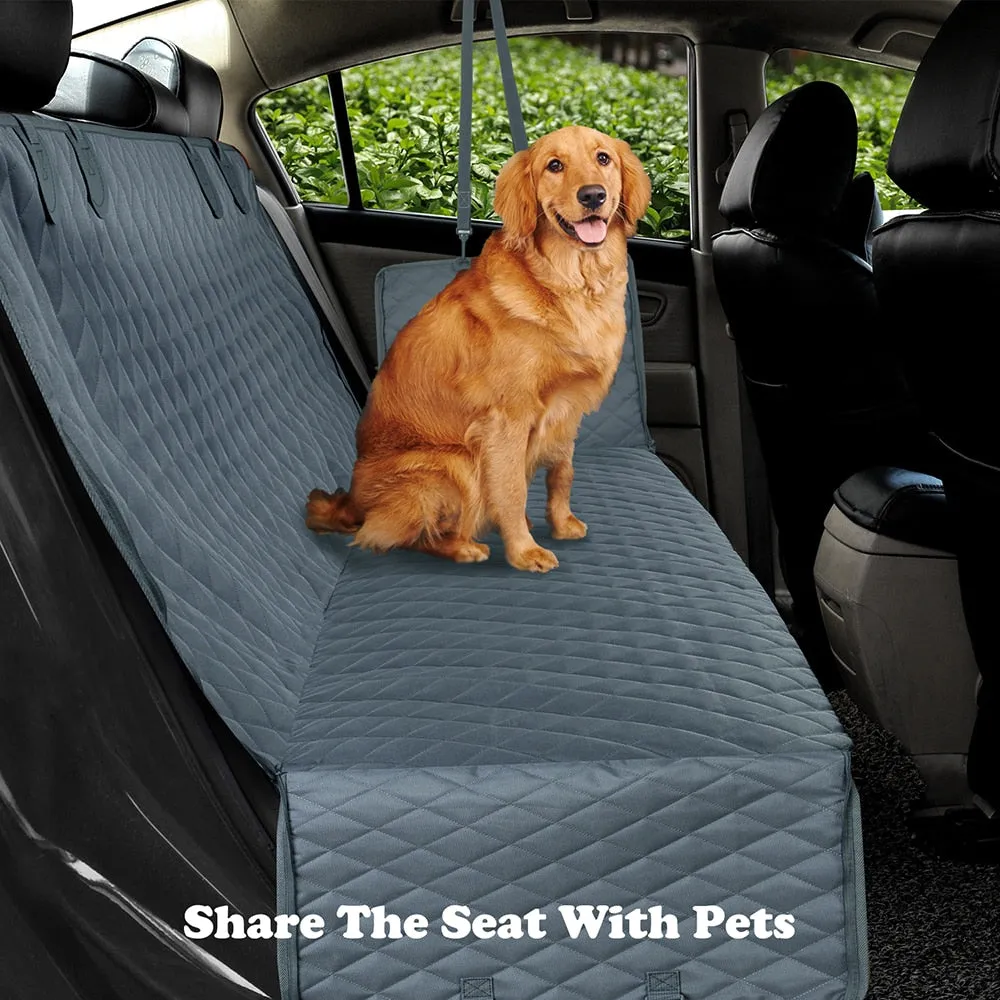 Dog Car Seat Cover View Mesh Waterproof Mat Hammock Cushion Protector With Zipper And Pockets