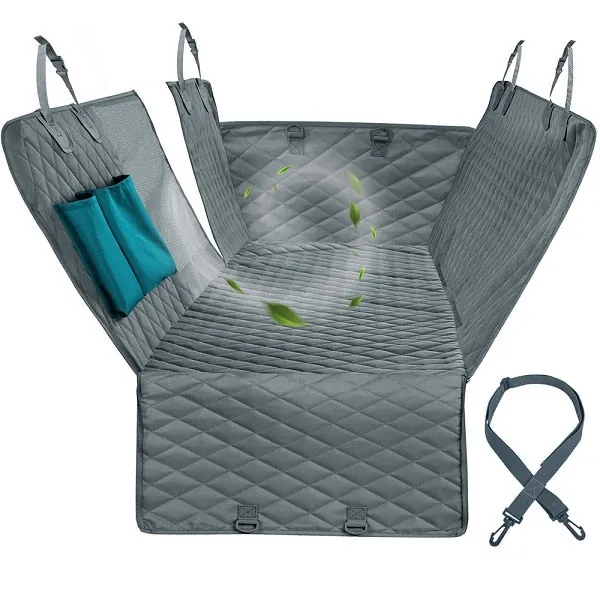 Dog Car Seat Cover View Mesh Waterproof Mat Hammock Cushion Protector With Zipper And Pockets