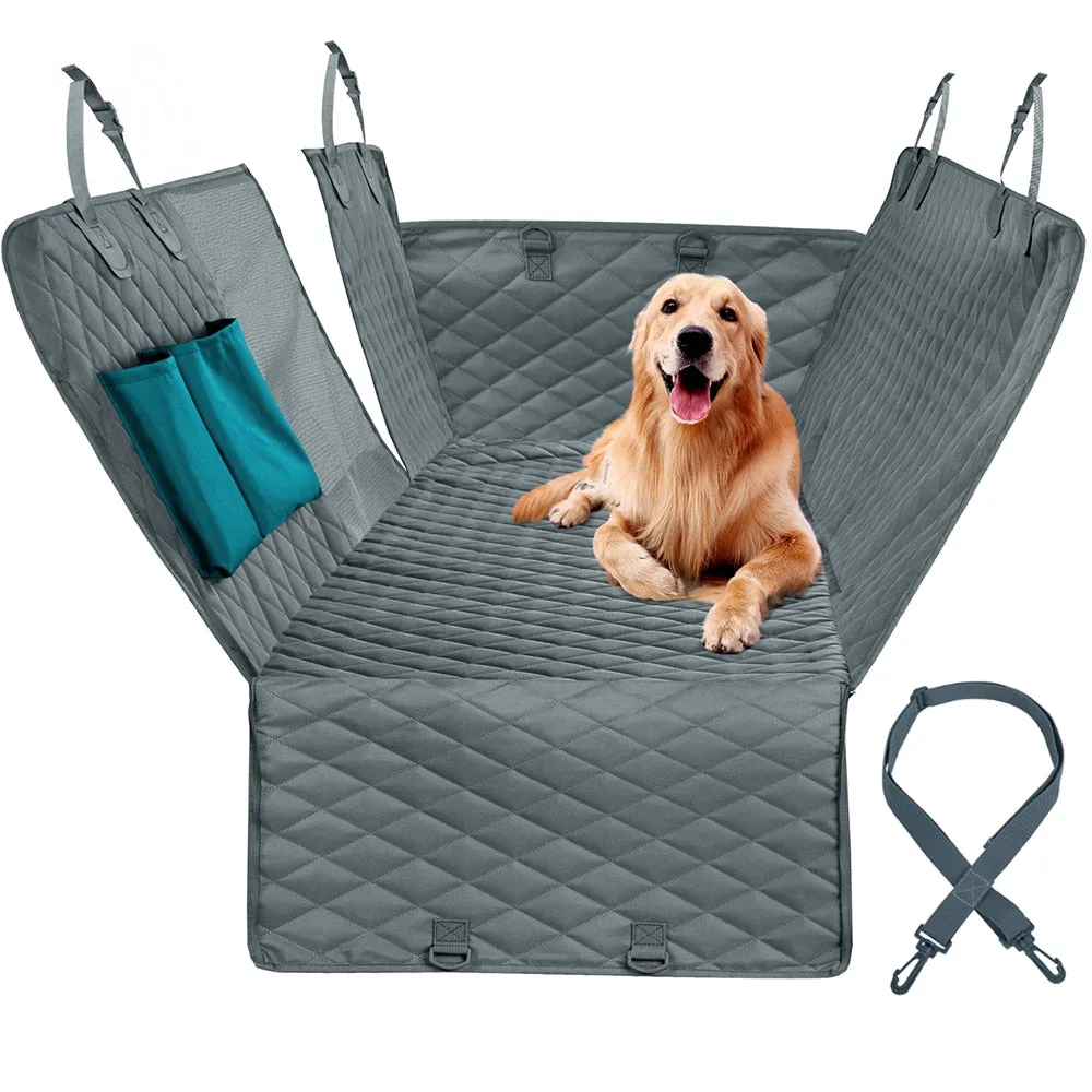Dog Car Seat Cover View Mesh Waterproof Mat Hammock Cushion Protector With Zipper And Pockets
