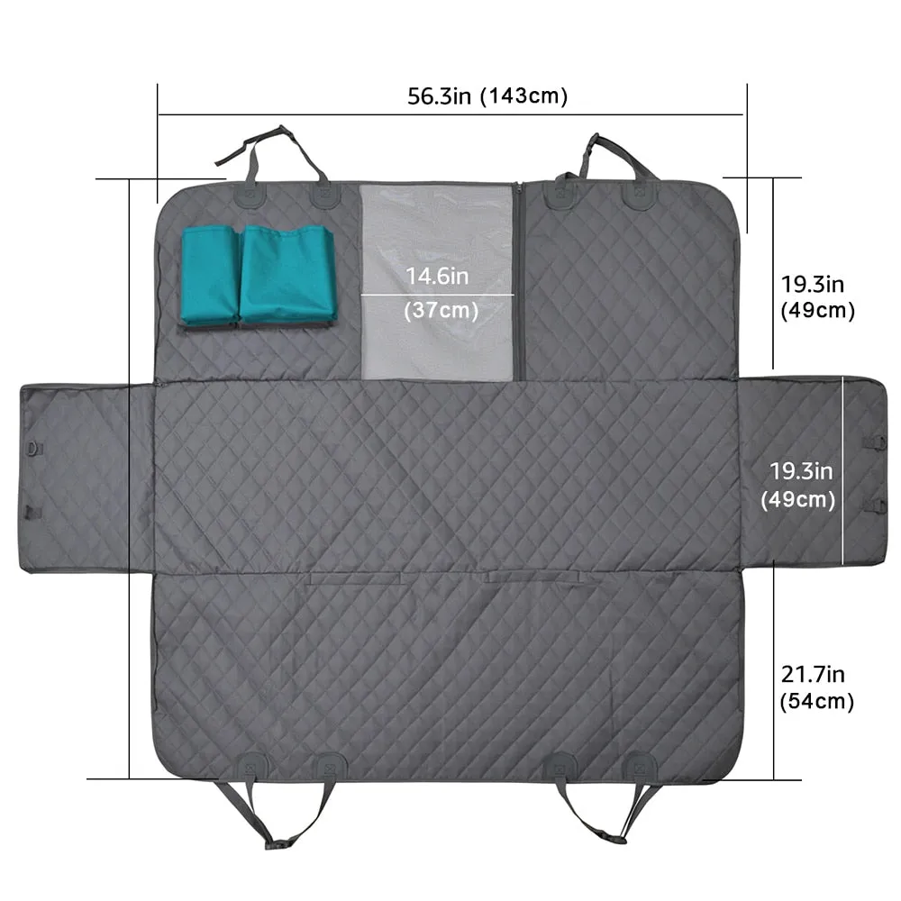 Dog Car Seat Cover View Mesh Waterproof Mat Hammock Cushion Protector With Zipper And Pockets