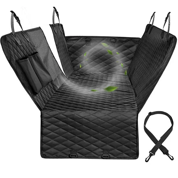 Dog Car Seat Cover View Mesh Waterproof Mat Hammock Cushion Protector With Zipper And Pockets