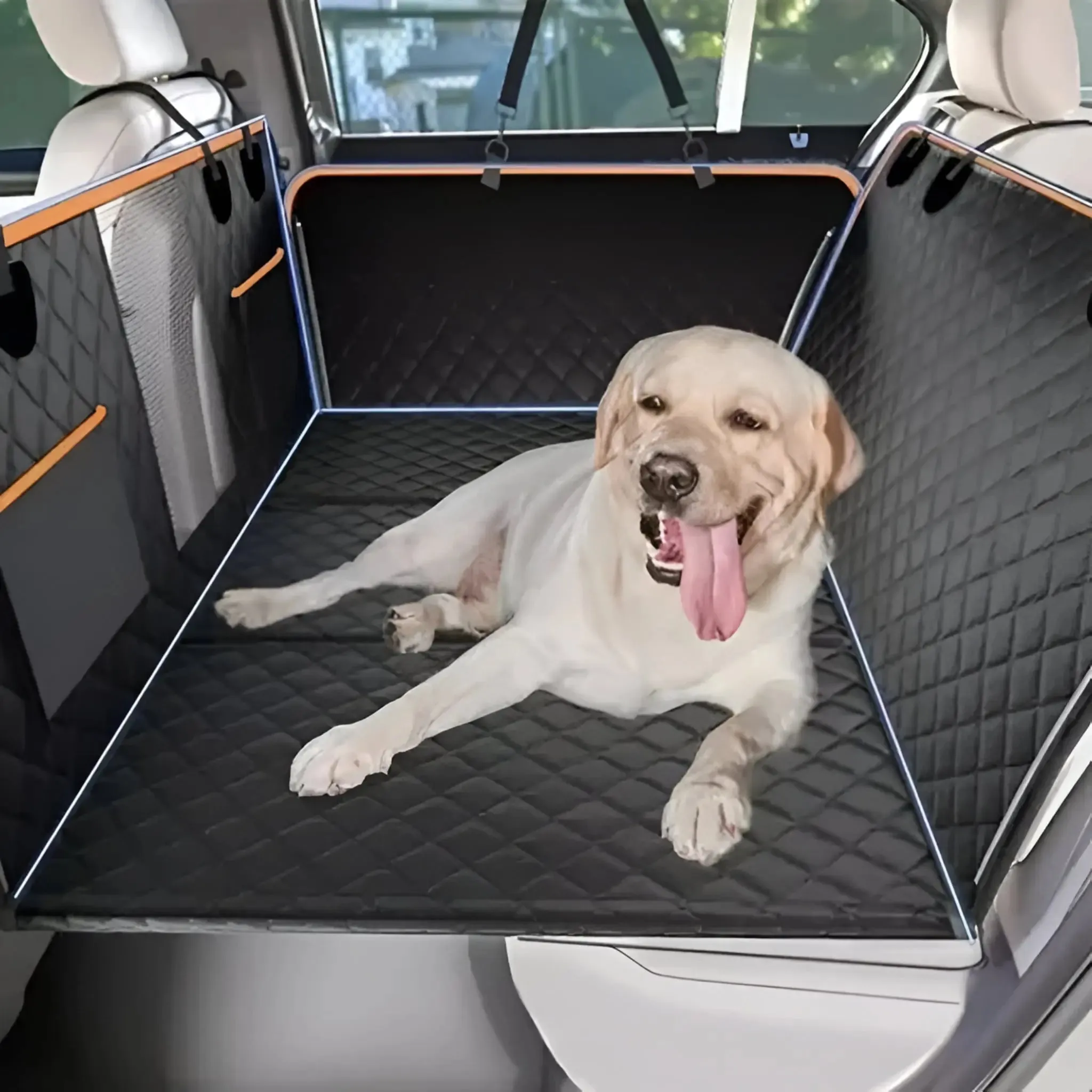 Dogly™ Large Hard Bottom Waterproof Dog Car Seat Cover