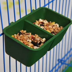 Double Bowl Bird Feeder
