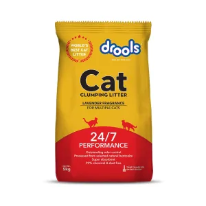 Drools Clumping Lavender Fragrance Cat Litter (For Multiple Cats)