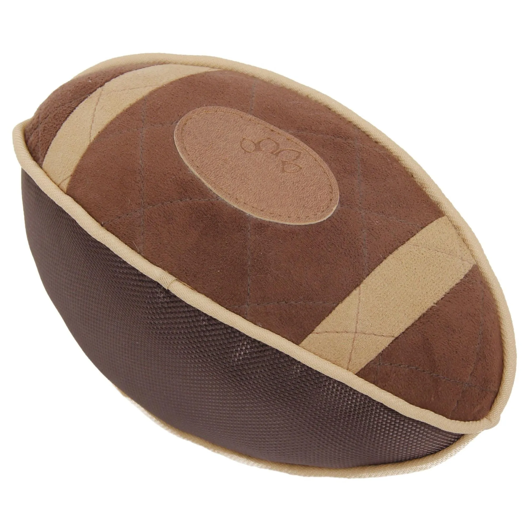Durable squeaky toy for outdoor play.