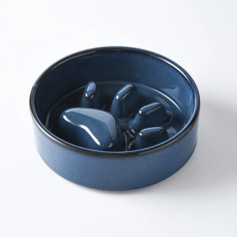 Enhanced Slow Feeder Bowl with Nonslip Base for Pets