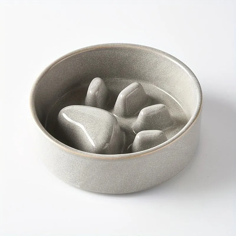 Enhanced Slow Feeder Bowl with Nonslip Base for Pets