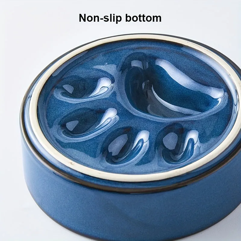 Enhanced Slow Feeder Bowl with Nonslip Base for Pets