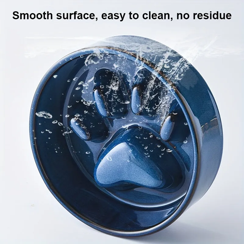Enhanced Slow Feeder Bowl with Nonslip Base for Pets