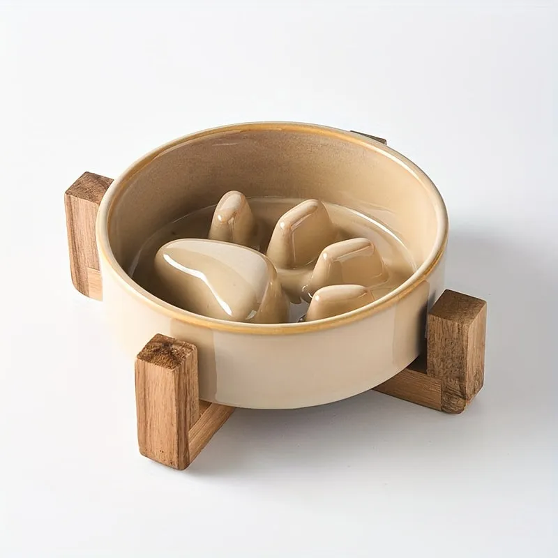 Enhanced Slow Feeder Bowl with Nonslip Base for Pets