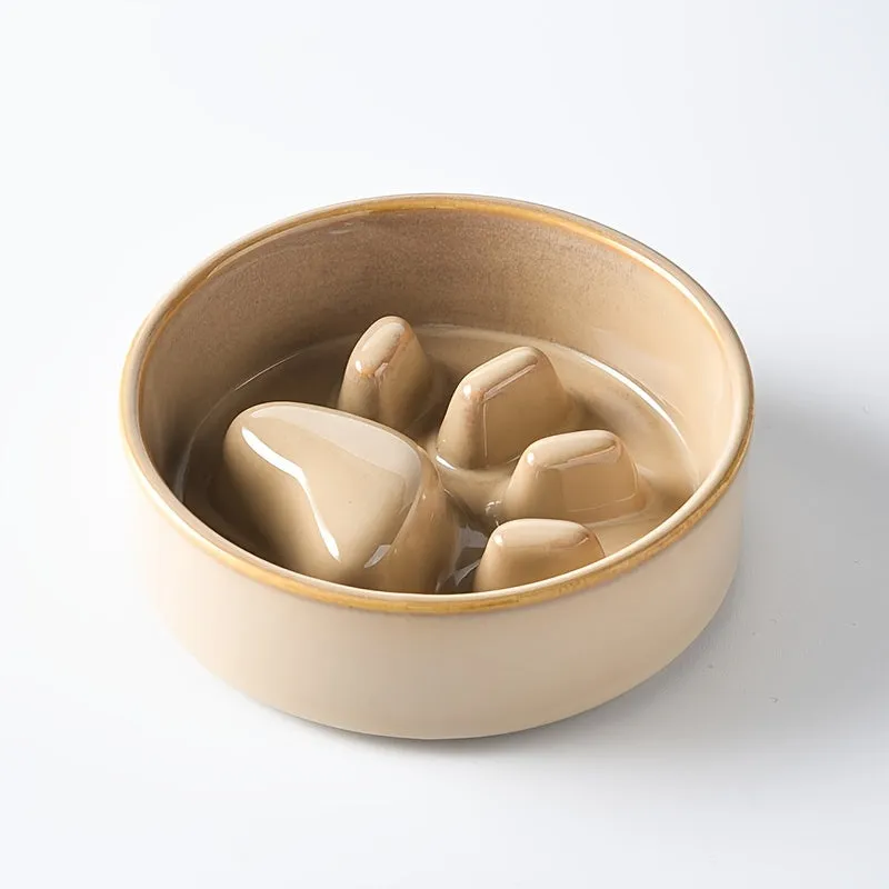 Enhanced Slow Feeder Bowl with Nonslip Base for Pets