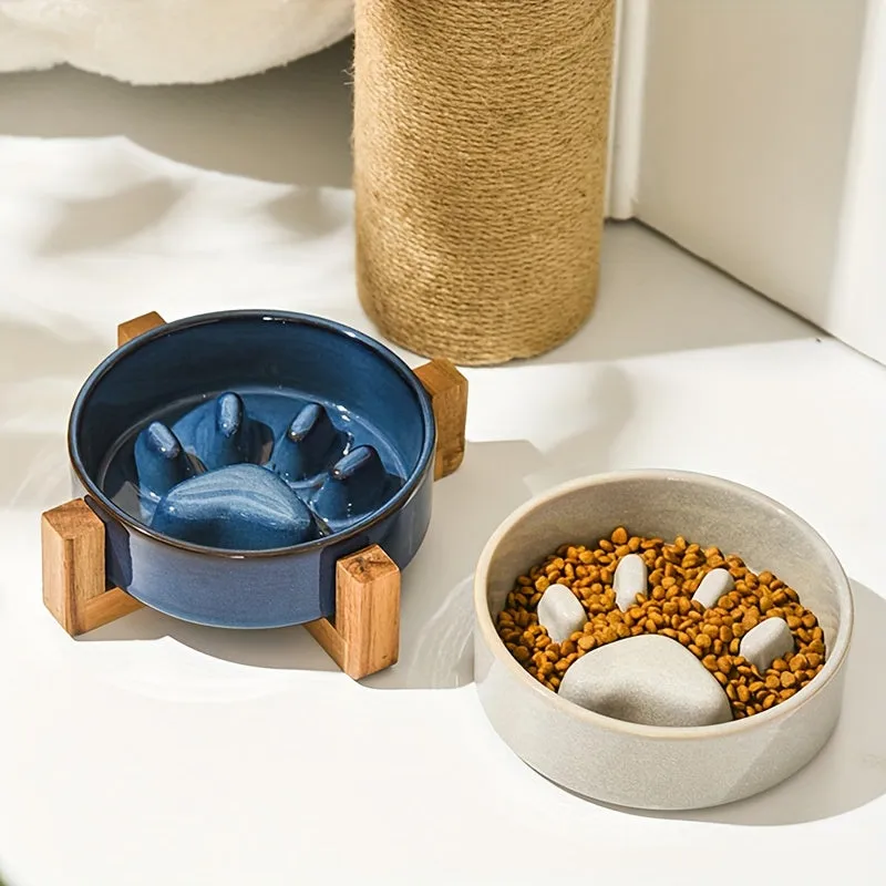 Enhanced Slow Feeder Bowl with Nonslip Base for Pets