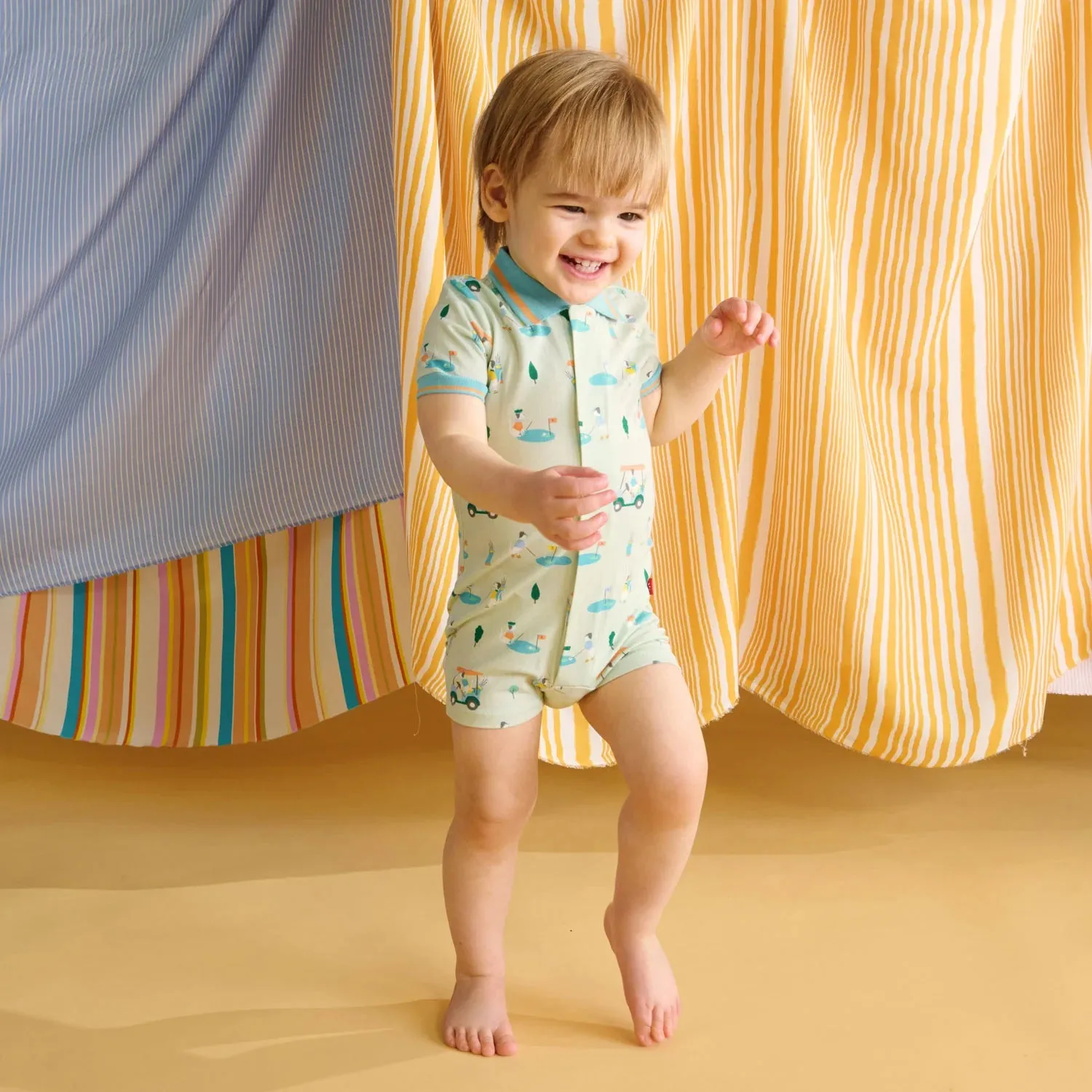 Fairway fetch modal magnetic polo romper