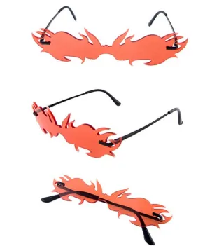 Fire Flaming Cat Eye Sunglasses