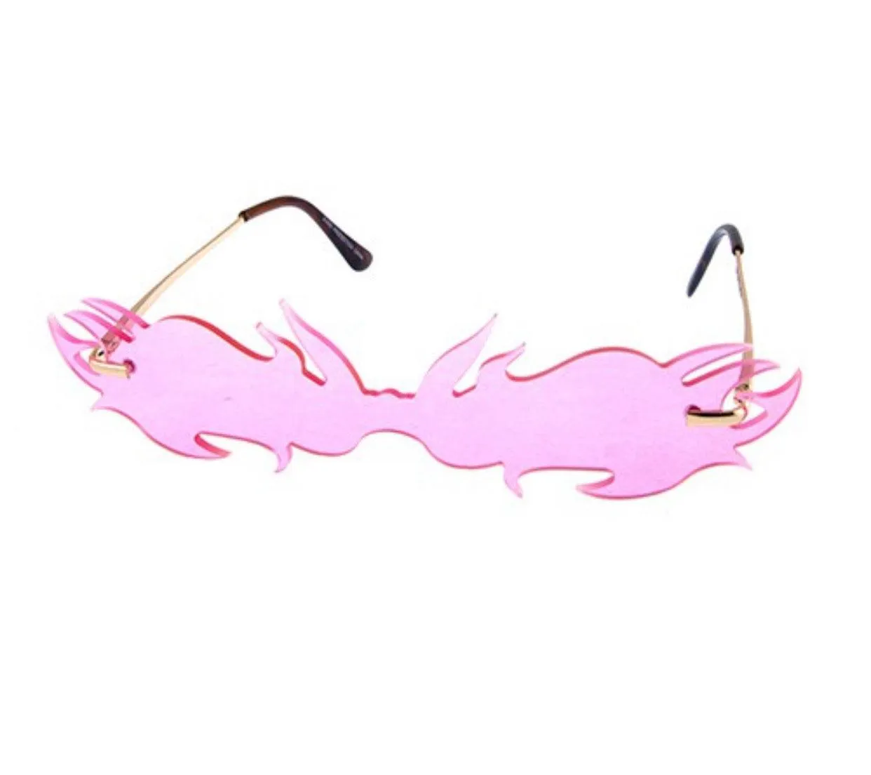 Fire Flaming Cat Eye Sunglasses