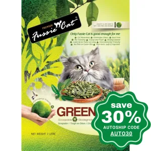 Fussie Cat Litter - Green Tea Paper - 7L