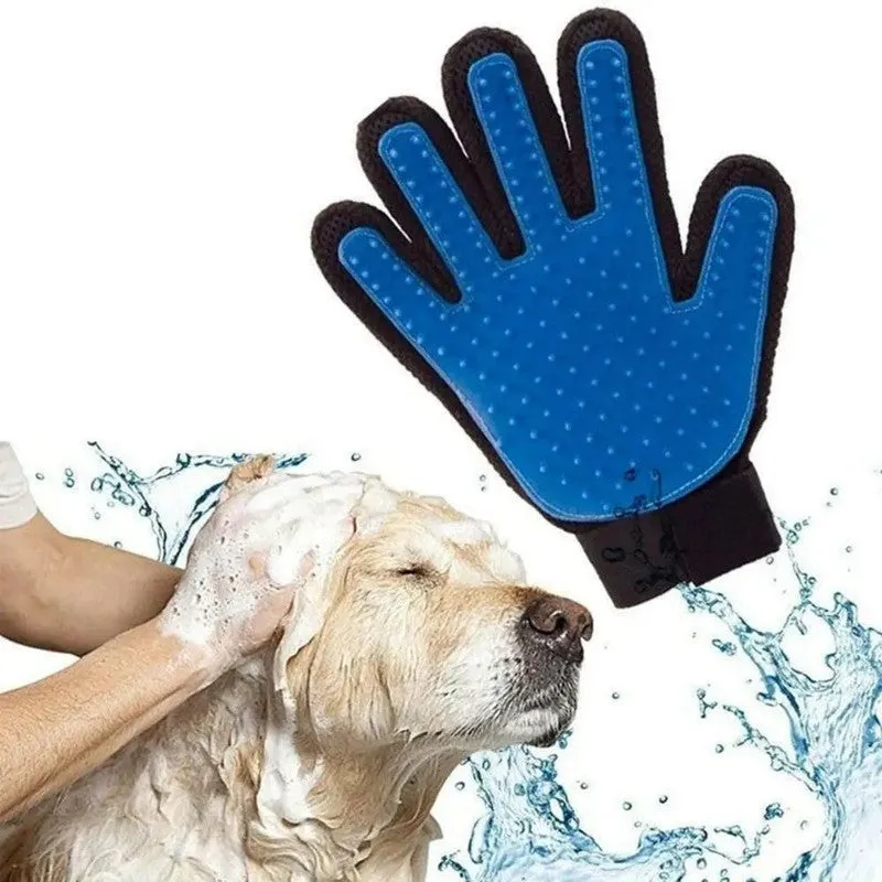Gentle Grooming Glove for Cats and Dogs