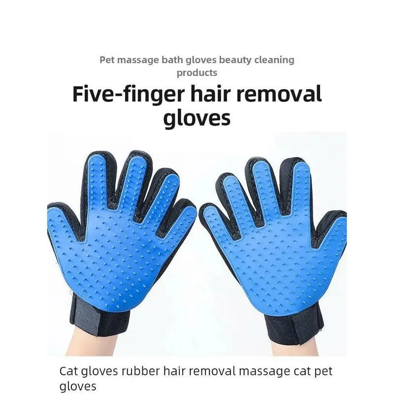 Gentle Grooming Glove for Cats and Dogs